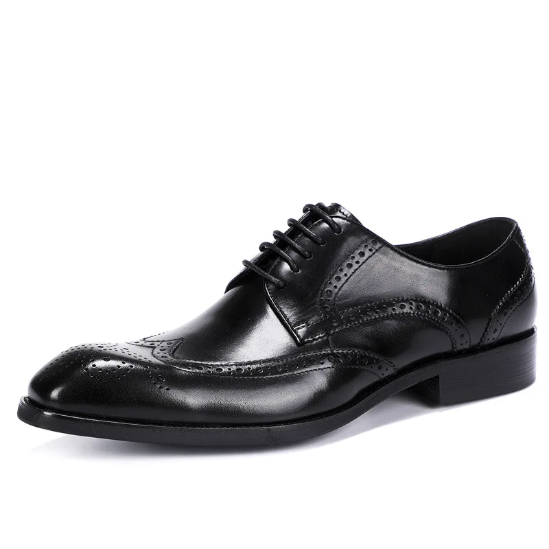 Genuine Cow Leather Brogue Business Wedding Shoes Men Casual Flats Shoes Vintage Handmade Oxford Shoes For Men 2019 Red Black
Genuine Cow Leather Brogue Business Wedding Shoes Men Casual Flats Shoes Vintage Handmade Oxford Shoes For Men 2019 Red Black
