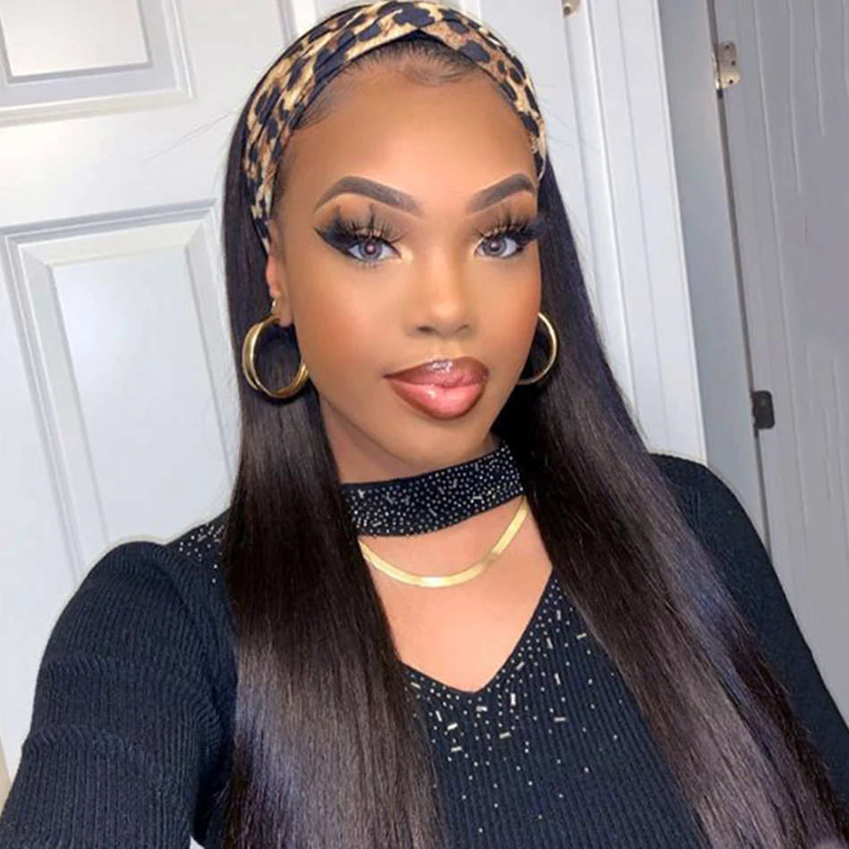Headband Wig 100% Human Hair Straight Glueless 32Inch Brazilian Long RemyHair Wigs For Black Women Full Machine Made 150%Density
Headband Wig 100% Human Hair Straight Glueless 32Inch Brazilian Long RemyHair Wigs For Black Women Full Machine Made 150%Density