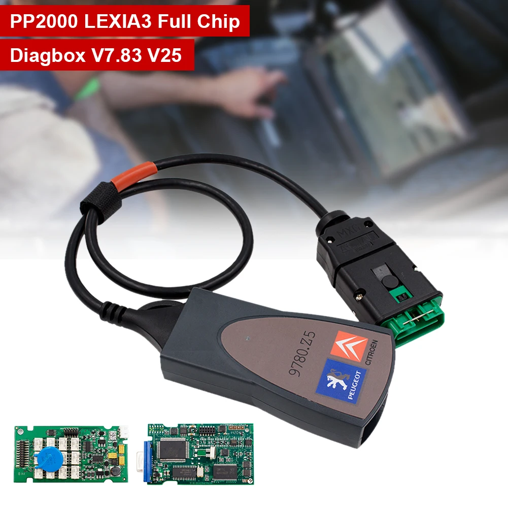 Full Chip Lexia 3 PP2000 921815C Diagbox V7.83 Lexia3 OBD OBD2 Scanner Car diagnostic Tool For PSA For Citroen/Peugeo-t
Full Chip Lexia 3 PP2000 921815C Diagbox V7.83 Lexia3 OBD OBD2 Scanner Car diagnostic Tool For PSA For Citroen/Peugeo-t