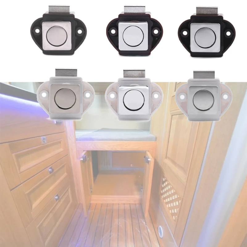 Metal Push Button Latches Keyless Catches Locks RV Home Cabinet Drawer Latch Button Locks Wearproof Furniture Door Lock
Metal Push Button Latches Keyless Catches Locks RV Home Cabinet Drawer Latch Button Locks Wearproof Furniture Door Lock