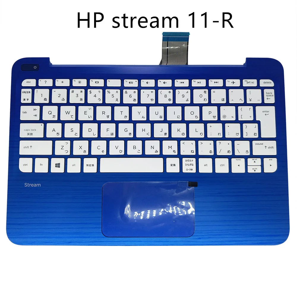 JP клавиатура для HP stream 11 R D R015WM r014wm R015NR японский белый синий Palmrest touc hp ad верхний