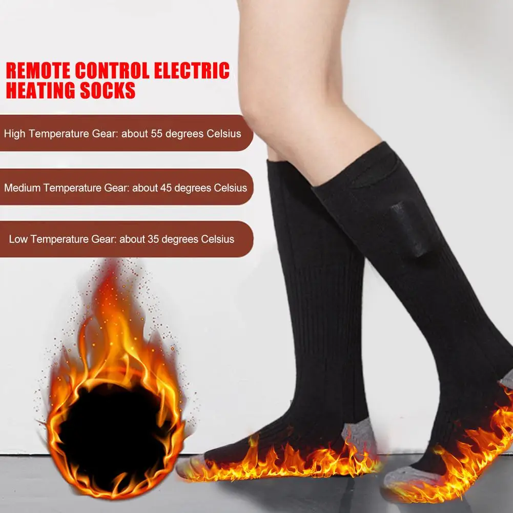3.7V 4000mAh Remote Control Battery Heated Socks Thermal Socks Heating Socks For Winter Skiing Adjustable Electric Heating Socks
3.7V 4000mAh Remote Control Battery Heated Socks Thermal Socks Heating Socks For Winter Skiing Adjustable Electric Heating Socks