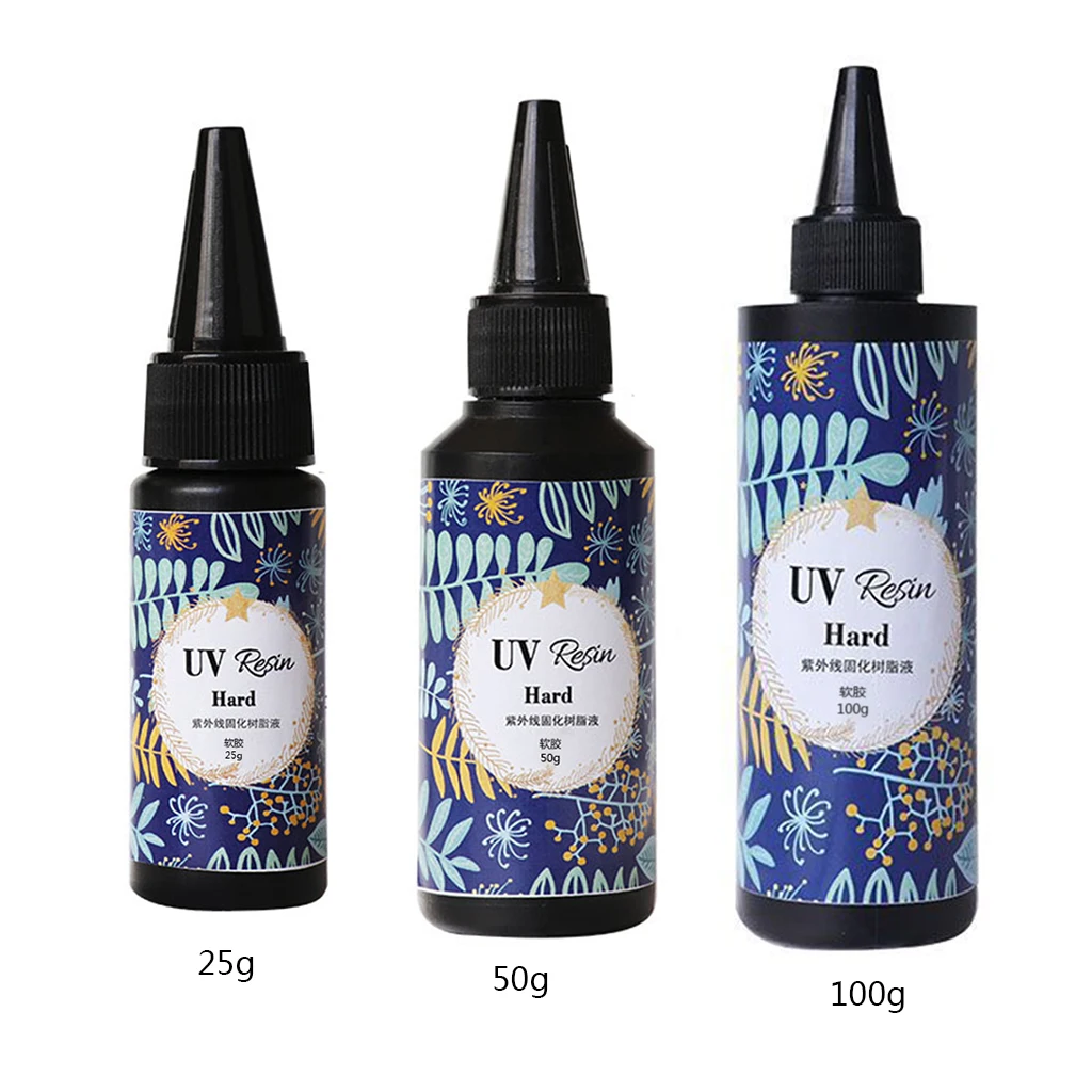 50g 100g UV Resin Clear Glue Ultraviolet Curing Gel Jewelry Pendant Crafts Making DIY Accessory
50g 100g UV Resin Clear Glue Ultraviolet Curing Gel Jewelry Pendant Crafts Making DIY Accessory