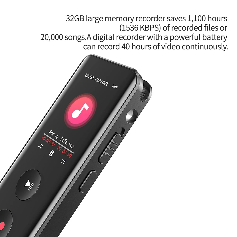 Профессиональный цифровой диктофон 32G USB Pen с голосовым управлением, 30 часов записи, USB 2,0, Профессиональный цифровой диктофон с голосовым упр...
Профессиональный цифровой диктофон 32G USB Pen с голосовым управлением, 30 часов записи, USB 2,0, Профессиональный цифровой диктофон с голосовым упр...