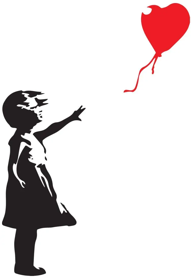 Creative Car Sticker Girl with Balloon,Wall Art Graffiti Vinyl Sticker Urban Art Window, Car, Laptop Decal
Creative Car Sticker Girl with Balloon,Wall Art Graffiti Vinyl Sticker Urban Art Window, Car, Laptop Decal