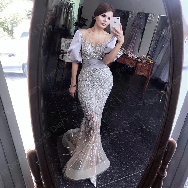 Шнурок с серебряными бусинами Русалка Вечерние платья 2021 Vestidos Длинные платья Половина пышными рукавами вечернее платье для женщин вечерни...
Шнурок с серебряными бусинами Русалка Вечерние платья 2021 Vestidos Длинные платья Половина пышными рукавами вечернее платье для женщин вечерни...