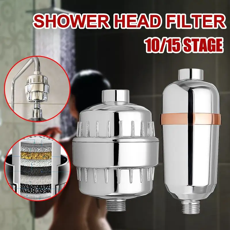 15 Stage Bath Water Purifier Bathroom Shower Filter 1/2'' Universal Water Treatment Health Softener Chlorine Removal High Output
15 Stage Bath Water Purifier Bathroom Shower Filter 1/2'' Universal Water Treatment Health Softener Chlorine Removal High Output