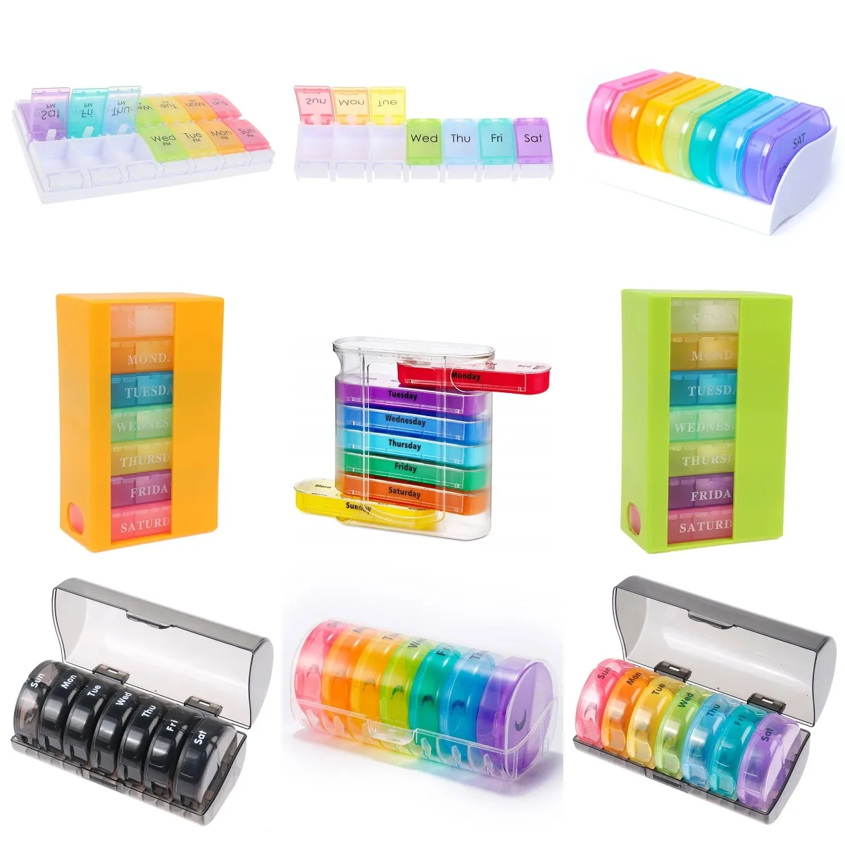 1PCS Weekly 7 Days Tablet Pill Box Holder Medicine Storage Organizer Container Case
1PCS Weekly 7 Days Tablet Pill Box Holder Medicine Storage Organizer Container Case