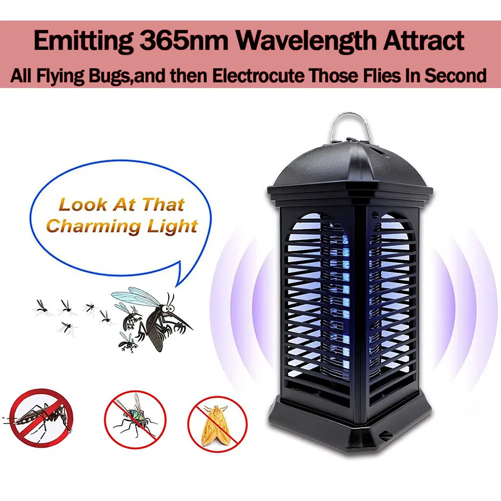 

Electric Mosquito Zappers Killer With Uv Mosquito Lamp Insect Bug Fly Catcher Pest Control Repellent Traps For Home Bedroom