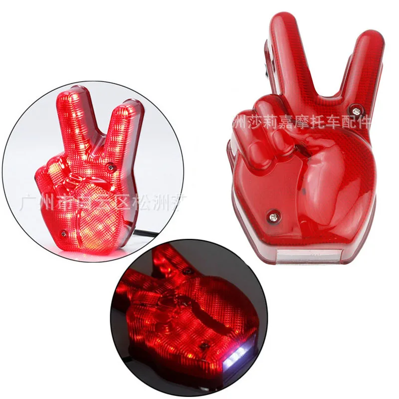 Motorcycle Brake Light 12V LED ABS Plastic Signal Lamp License Plate Lighting Rear Light for Harley Cruise Prince Finger Shape
Motorcycle Brake Light 12V LED ABS Plastic Signal Lamp License Plate Lighting Rear Light for Harley Cruise Prince Finger Shape