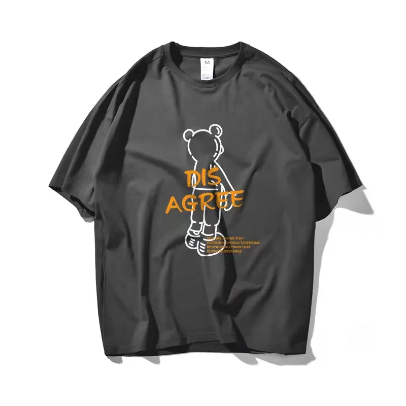Korean Version Of the Printed T-Shirt Couple Models 2021 Spring And Summer New Trendy Brand Fashion Cotton Short-Sleeved
Korean Version Of the Printed T-Shirt Couple Models 2021 Spring And Summer New Trendy Brand Fashion Cotton Short-Sleeved