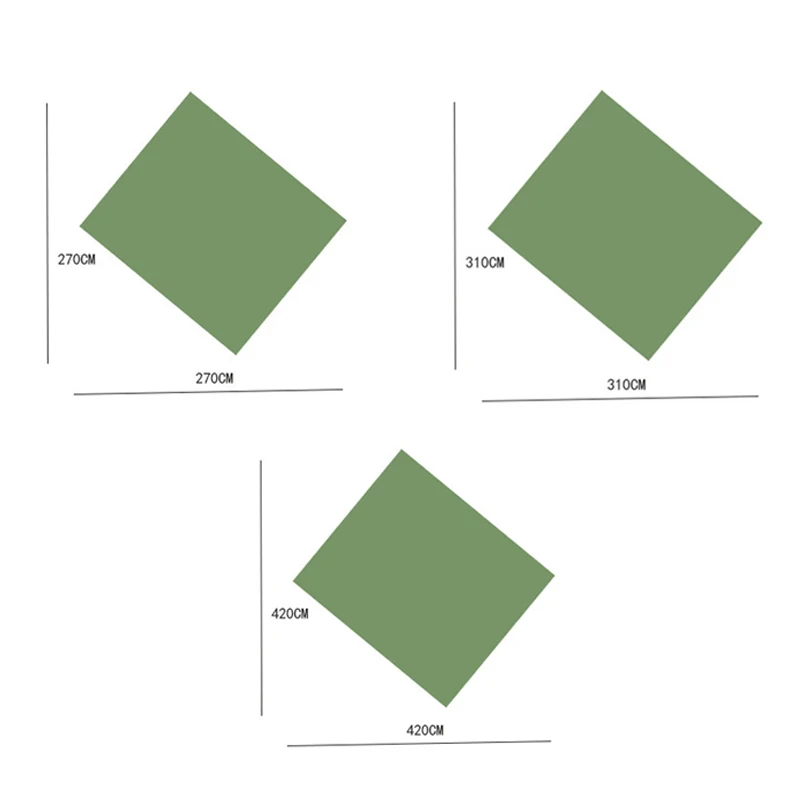 Camping Waterproof Tarp Tent Hammock Tarp Rain Fly Picnic Mat With Carry Bag Outdoor Awning Beach Shelter Portable Ammock Tent
Camping Waterproof Tarp Tent Hammock Tarp Rain Fly Picnic Mat With Carry Bag Outdoor Awning Beach Shelter Portable Ammock Tent