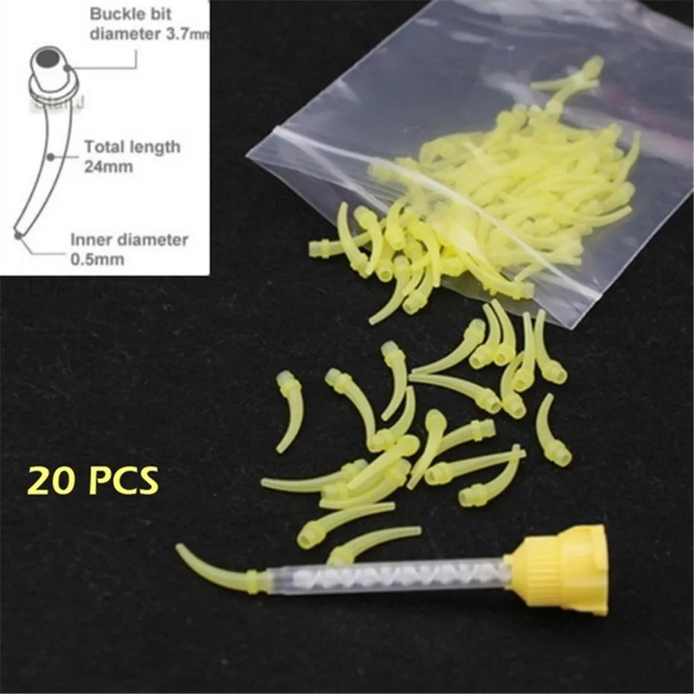 100 PCS Dental-impression Mixing Tips High Quality Dental Materials Silicone Rubber Impression Material Bend Dental Materials
100 PCS Dental-impression Mixing Tips High Quality Dental Materials Silicone Rubber Impression Material Bend Dental Materials