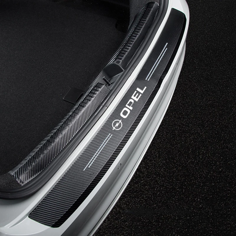 Car Rear Bumper Carbon Fiber Stickers Trunk Guard Plate Molding For Opel Astra H J G K Insignia Corsa D Vectra C Zafira B Mokka
Car Rear Bumper Carbon Fiber Stickers Trunk Guard Plate Molding For Opel Astra H J G K Insignia Corsa D Vectra C Zafira B Mokka
