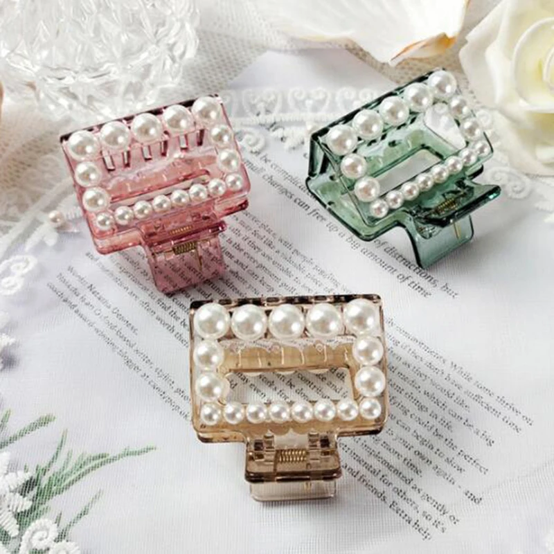 Women Pearl Hair Claws Crab Fashion Hair Clips For Girls Barrettes Hairpins Headwear Hairgrips Hair Accessories
Women Pearl Hair Claws Crab Fashion Hair Clips For Girls Barrettes Hairpins Headwear Hairgrips Hair Accessories