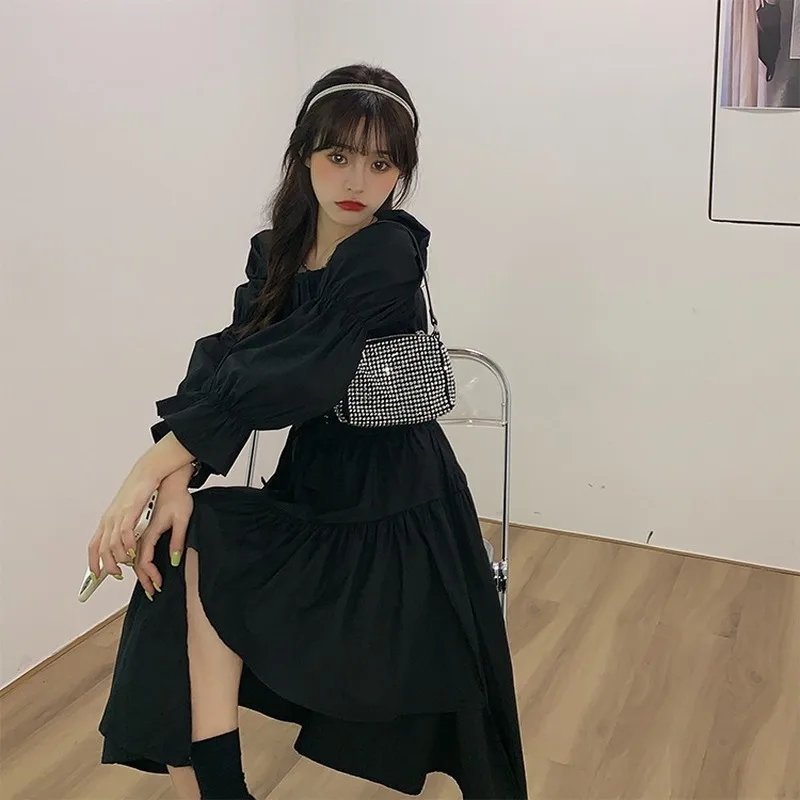 White Split Elegant Dress Women Black Chiffon Midi Dress Harajuku Irregular Designer Fairy Dress 2020 Autumn Women's Clothing
White Split Elegant Dress Women Black Chiffon Midi Dress Harajuku Irregular Designer Fairy Dress 2020 Autumn Women's Clothing