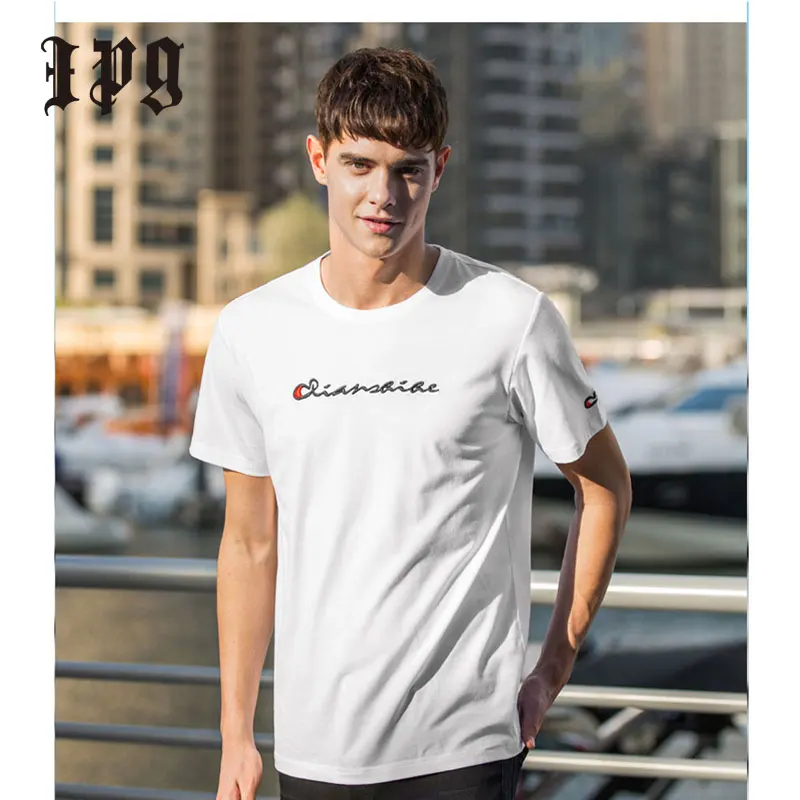 Ipg 2020 Solid T-Shirt Men Clothing High Elasticity Tshirts Casual Loose Male Fashion Quality Letter Embroidery Classical Tops
Ipg 2020 Solid T-Shirt Men Clothing High Elasticity Tshirts Casual Loose Male Fashion Quality Letter Embroidery Classical Tops