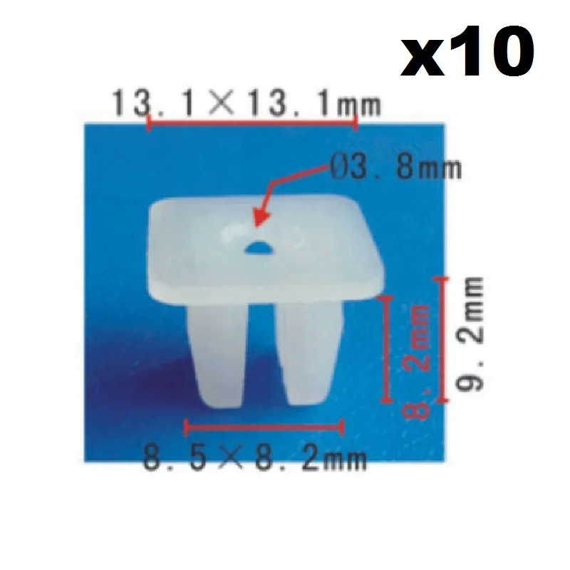10x For Honda Mudguard expansion nut / Nylon Retainer Clip / crew Nylon Grommet Nut Clip Snap In Fastener
10x For Honda Mudguard expansion nut / Nylon Retainer Clip / crew Nylon Grommet Nut Clip Snap In Fastener