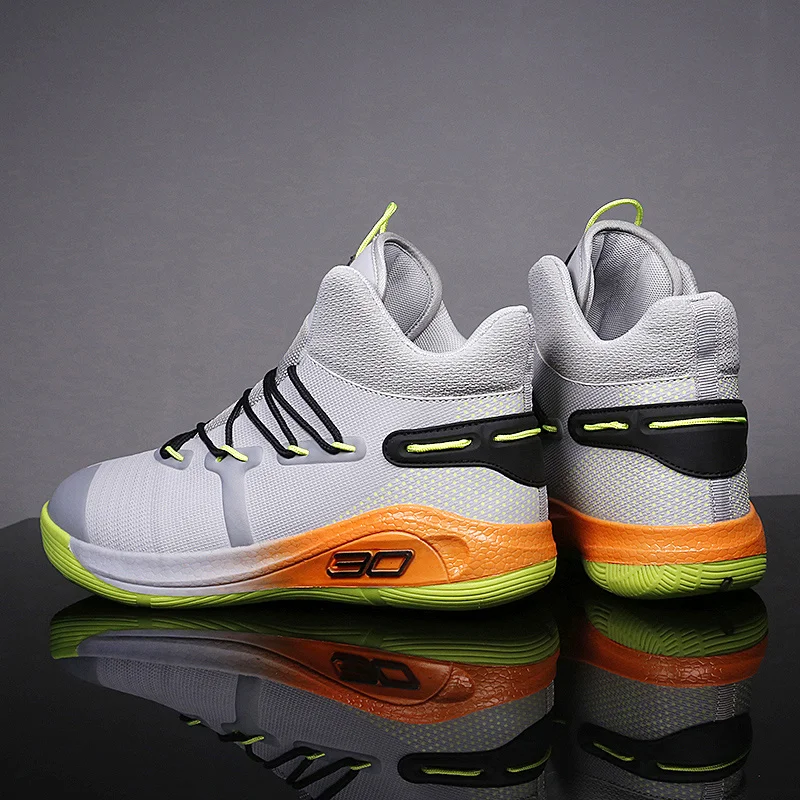 Men Breathable Basketball Shoes Man's Shockproof High Top Sneakers Cushioning Sport Outdoor Training Ankle Boots
Men Breathable Basketball Shoes Man's Shockproof High Top Sneakers Cushioning Sport Outdoor Training Ankle Boots