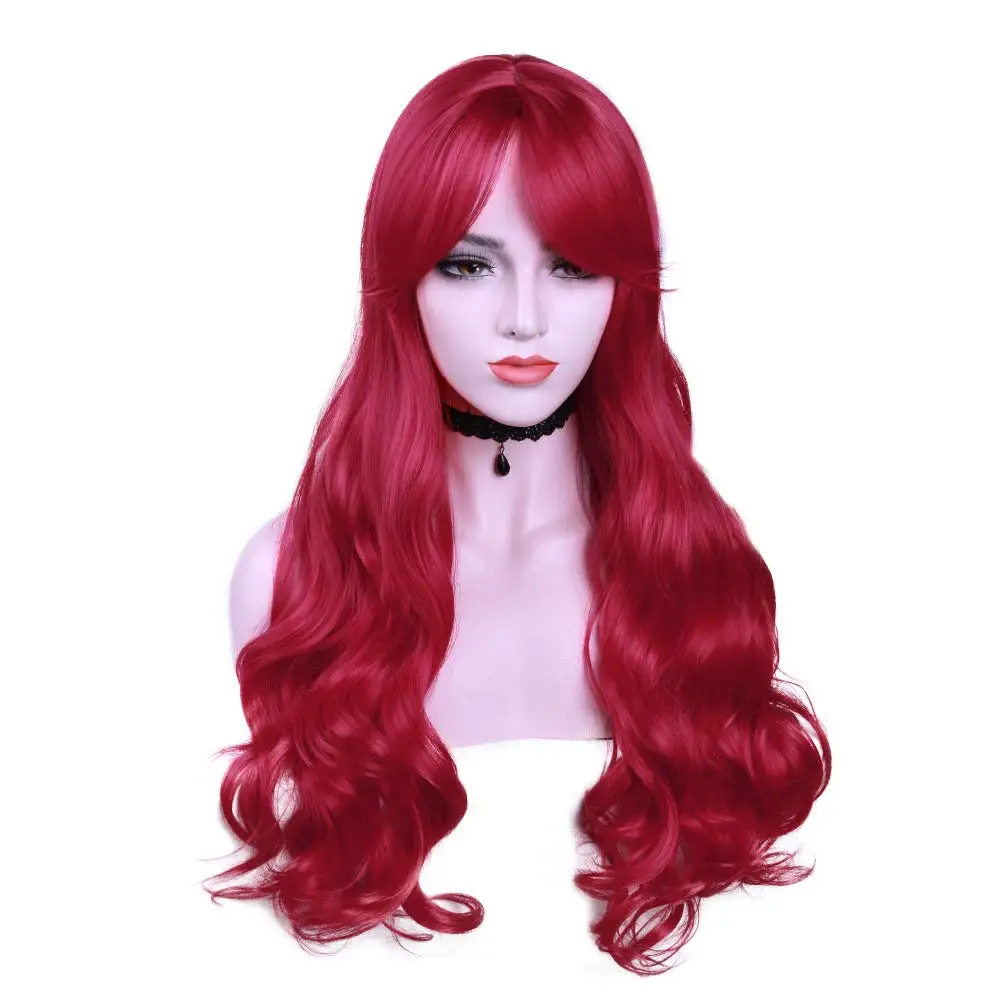 FAVE Long Wavy Synthetic Wigs Brow For Womens Long Wigs With Bangs Party Side Part Heat Resistant Fiber Green Daily Wig
FAVE Long Wavy Synthetic Wigs Brow For Womens Long Wigs With Bangs Party Side Part Heat Resistant Fiber Green Daily Wig