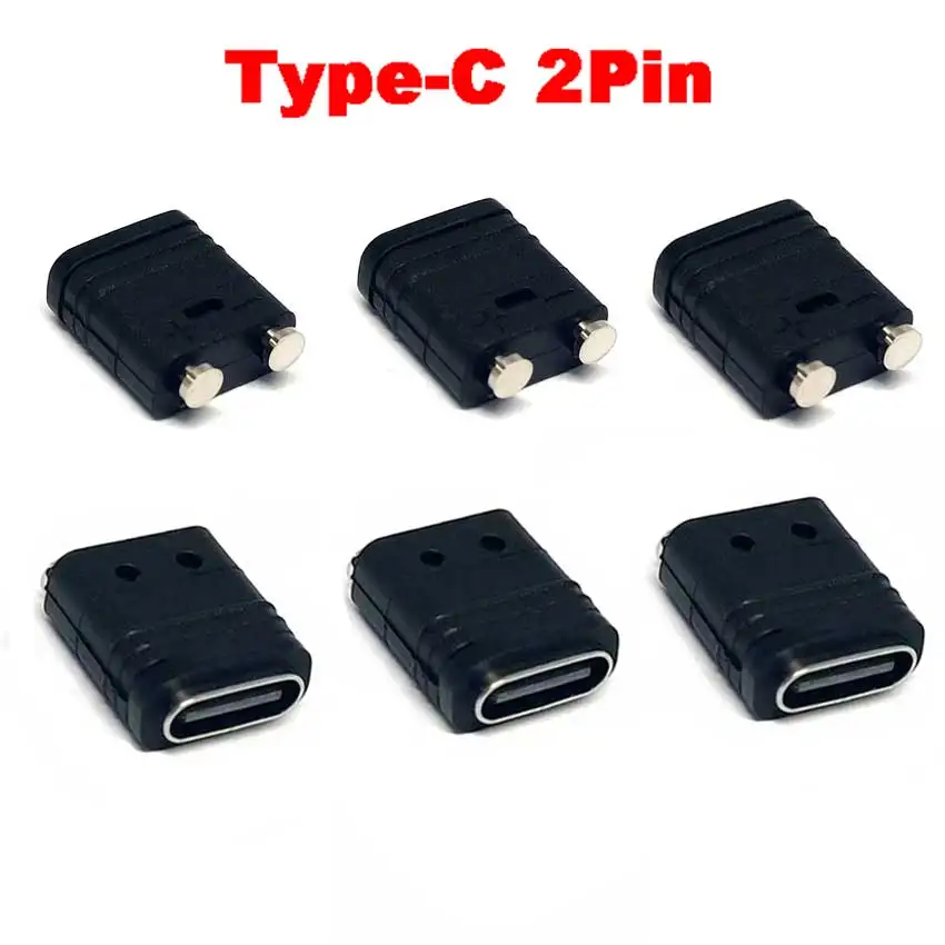 50Pcs Type-C 2PIN Waterproof Female Socket Welding Wire IPX7 Fast Charging Interface USB C Connector Power Port Jack
50Pcs Type-C 2PIN Waterproof Female Socket Welding Wire IPX7 Fast Charging Interface USB C Connector Power Port Jack