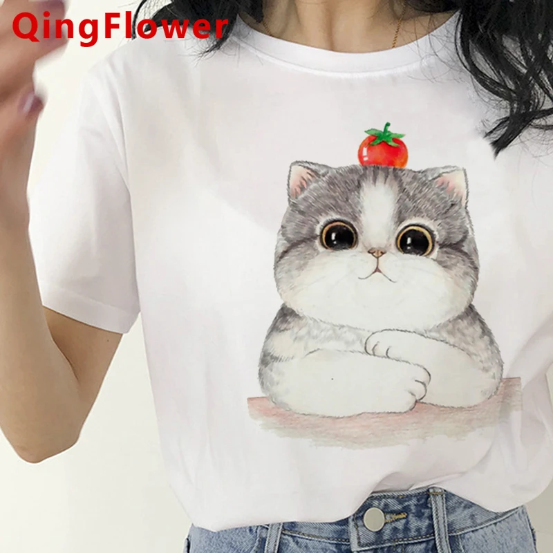 Футболка Kawaii Cat, Женские винтажные футболки с японским графическим рисунком, Женская Повседневная футболка для пары, одежда, футболки с граф...
Футболка Kawaii Cat, Женские винтажные футболки с японским графическим рисунком, Женская Повседневная футболка для пары, одежда, футболки с граф...