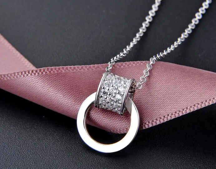 VCC220 925 Silver Zircon Girl Necklace Gift for Boys'Birthday Party Zircon Necklace 
VCC220 925 Silver Zircon Girl Necklace Gift for Boys'Birthday Party Zircon Necklace