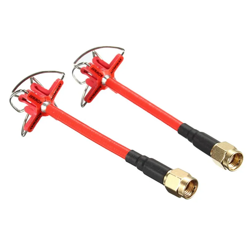 Aomway 5.8GHz 3dBi Omni Directional 4 Leaf Clover FPV Antenna Without Case SMA RP-SMA for RC Racing Drone Models | Игрушки и хобби