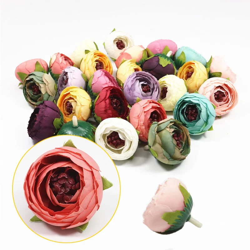24pcs Artificial Flowers Tea Rose Bud Wedding Decoration Fake Flowers DIY Craft Scrapbooking Garden Home Decoration Accessories
24pcs Artificial Flowers Tea Rose Bud Wedding Decoration Fake Flowers DIY Craft Scrapbooking Garden Home Decoration Accessories