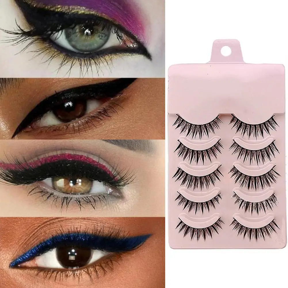5 Pairs/Set False Eyelashes Stickers Natural Waterproof Lazy Useful Cosmetic Cat Tools Eye Beauty G0F4
5 Pairs/Set False Eyelashes Stickers Natural Waterproof Lazy Useful Cosmetic Cat Tools Eye Beauty G0F4