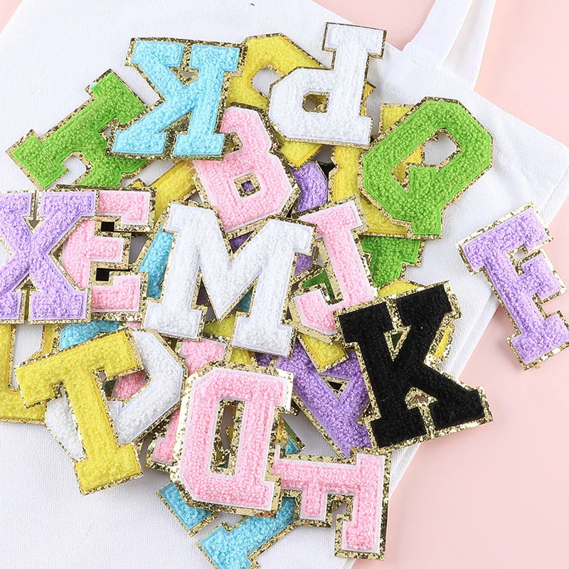 Iron-on Chenille Color Pink 26 English Letters Patches for Clothing Bags Towel Embroidery Custom Patch Badge Name Accessories F
Iron-on Chenille Color Pink 26 English Letters Patches for Clothing Bags Towel Embroidery Custom Patch Badge Name Accessories F