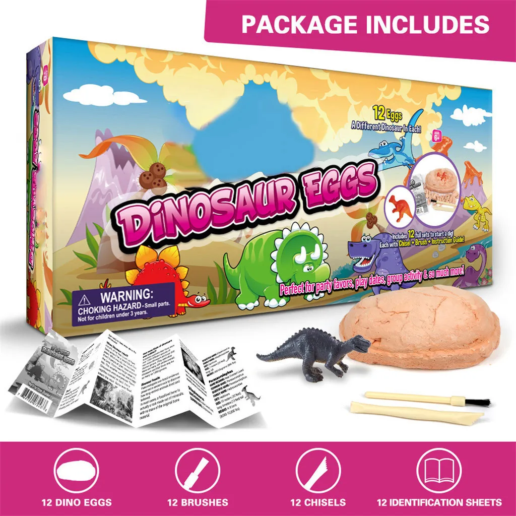 COMPUDA Dinosaur Toys Dino Eggs Kit Kids Gifts Open 12 Unique Dinosaur Eggs Cute Dinosaurs
COMPUDA Dinosaur Toys Dino Eggs Kit Kids Gifts Open 12 Unique Dinosaur Eggs Cute Dinosaurs