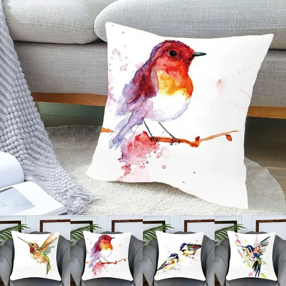 45*45cm Single-sided Peach Skin Cartoon Bird Pillowcase Sofa Bed Living Room Home Decoration
45*45cm Single-sided Peach Skin Cartoon Bird Pillowcase Sofa Bed Living Room Home Decoration