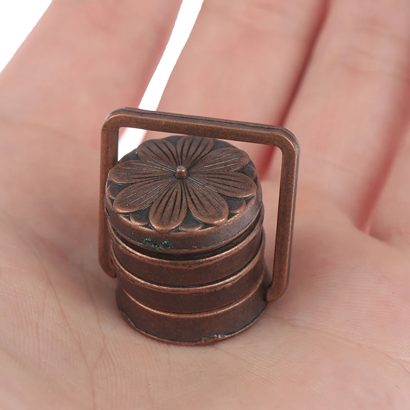 Vintage Dollhouse Miniature Copper 3 Layer Stackable Snack Food Bento Box Lunchbox with Lid 1:12 Scale
Vintage Dollhouse Miniature Copper 3 Layer Stackable Snack Food Bento Box Lunchbox with Lid 1:12 Scale