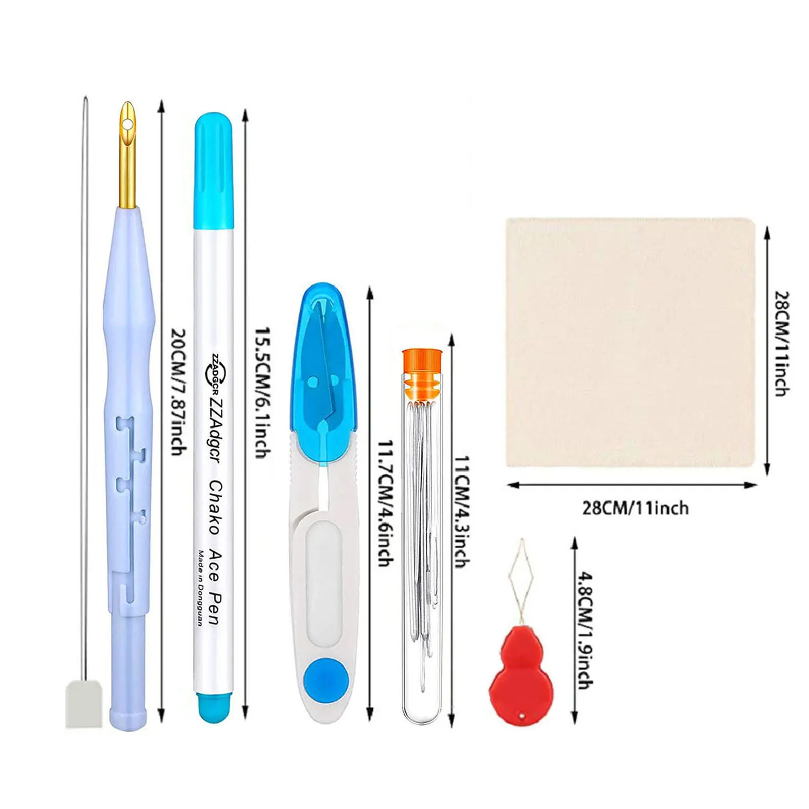 Magic Needle Embroidery Pen Stitching Punch Needles Tool Sets Crochet Set Flexible Comfortable Embroidery Tool Accessories Kit
Magic Needle Embroidery Pen Stitching Punch Needles Tool Sets Crochet Set Flexible Comfortable Embroidery Tool Accessories Kit