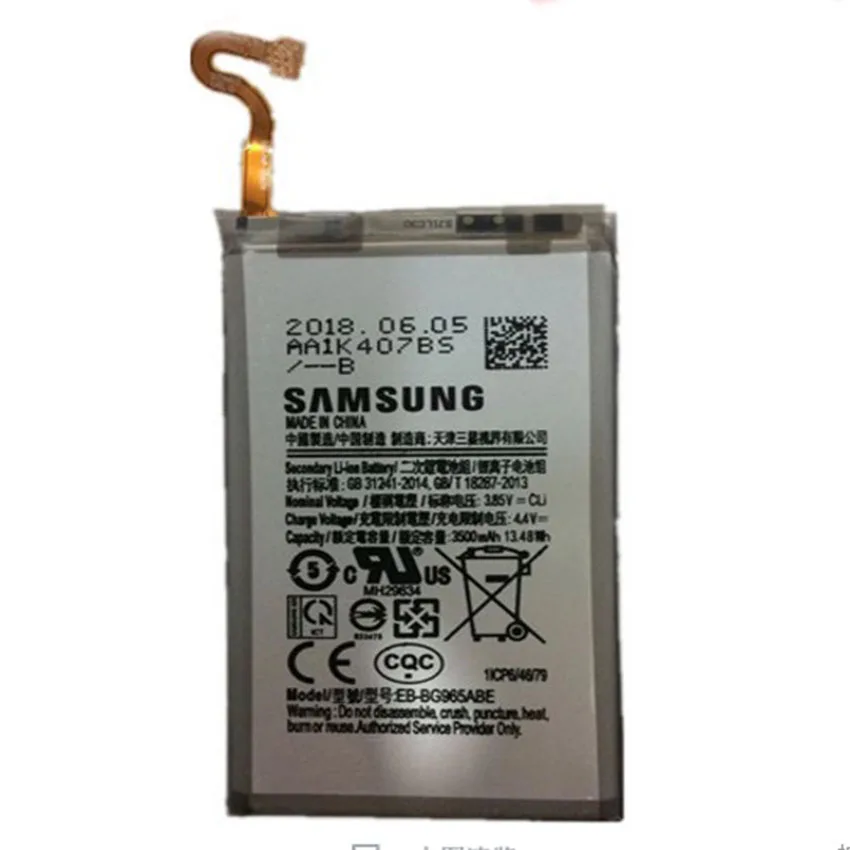 Новый подлинный мобильный/сотовый телефон батарея для samsung Galaxy S9 Plus G965F + EB-BG965ABE 3500
