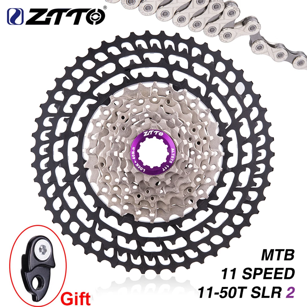 ZTTO 11Speed SLR 2 кассеты 11 50T широкий коэффициент Сверхлегкий 360g CNC Freewheel MTB горный