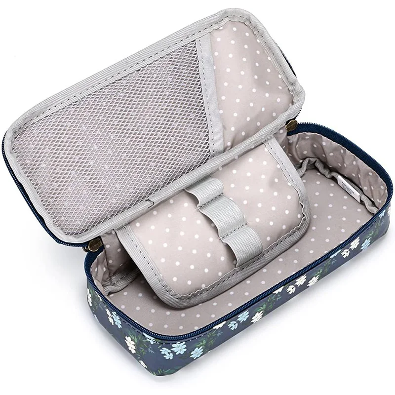 Bon208 Cute Pencil Case Floral Pencil Pouch Stationery Organizer Multifunction Cosmetic Makeup Bag
Bon208 Cute Pencil Case Floral Pencil Pouch Stationery Organizer Multifunction Cosmetic Makeup Bag