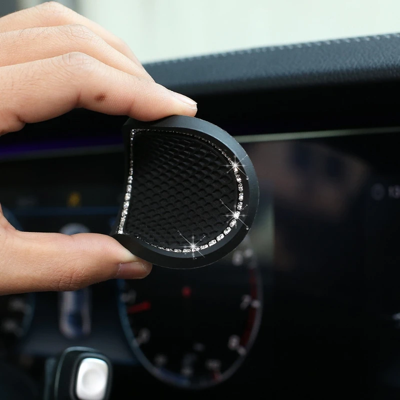 Universal Vehicle Cup Holder Insert Coaster Car Interior Accessories Silicone Anti Slip Crystal Rhinestone Car Coaster
Universal Vehicle Cup Holder Insert Coaster Car Interior Accessories Silicone Anti Slip Crystal Rhinestone Car Coaster