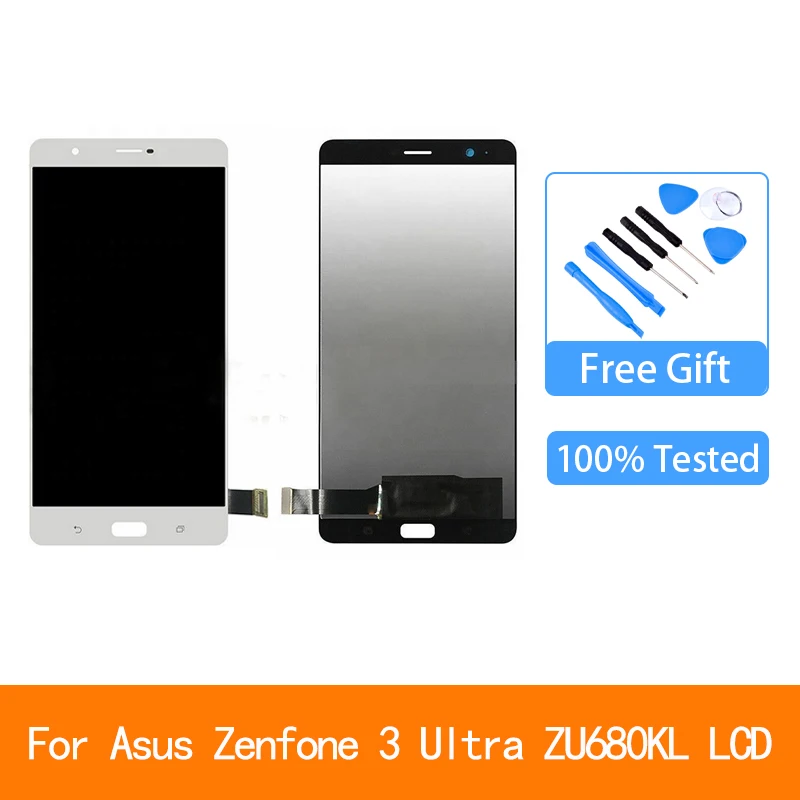 ЖК-дисплей 6,8 дюйма для Asus Zenfone 3 Ultra ZU680KL A001, сенсорный экран с дигитайзером в сборе, запасные части, бесплатные инструменты
ЖК-дисплей 6,8 дюйма для Asus Zenfone 3 Ultra ZU680KL A001, сенсорный экран с дигитайзером в сборе, запасные части, бесплатные инструменты