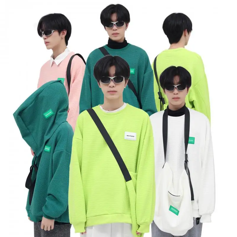 Poetry | Autumn New Products Korean Version Loose Multicolor Tide Brand Round Neck Sweater Men's Couple Wear Top Free Bag
Poetry | Autumn New Products Korean Version Loose Multicolor Tide Brand Round Neck Sweater Men's Couple Wear Top Free Bag