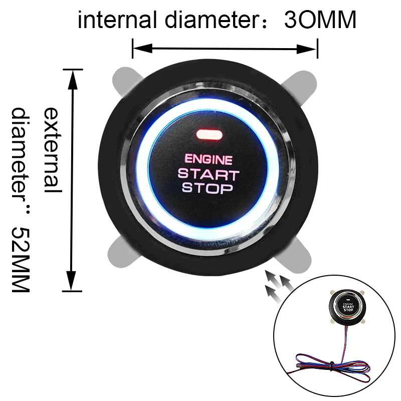 2021 Car lock one key start RFID one key start system engine ignition system 12V automatic ignition car accessories Auto cover
2021 Car lock one key start RFID one key start system engine ignition system 12V automatic ignition car accessories Auto cover