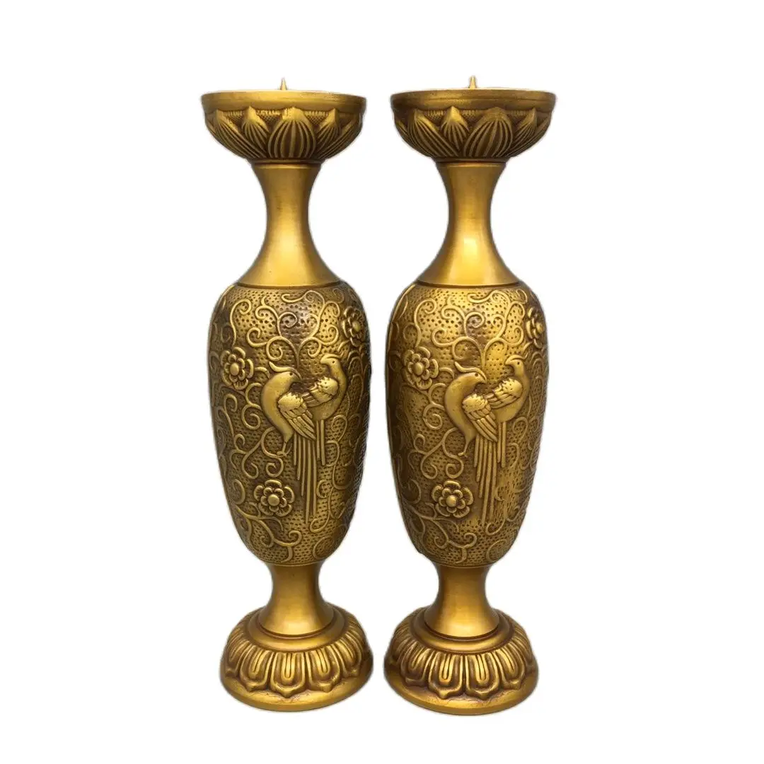 Height 21CM,Collection 1 Pair (2piece) Chinese High Quality Bronze Bird Candle Holder Statue,Home Art Christmas decoration gift
Height 21CM,Collection 1 Pair (2piece) Chinese High Quality Bronze Bird Candle Holder Statue,Home Art Christmas decoration gift