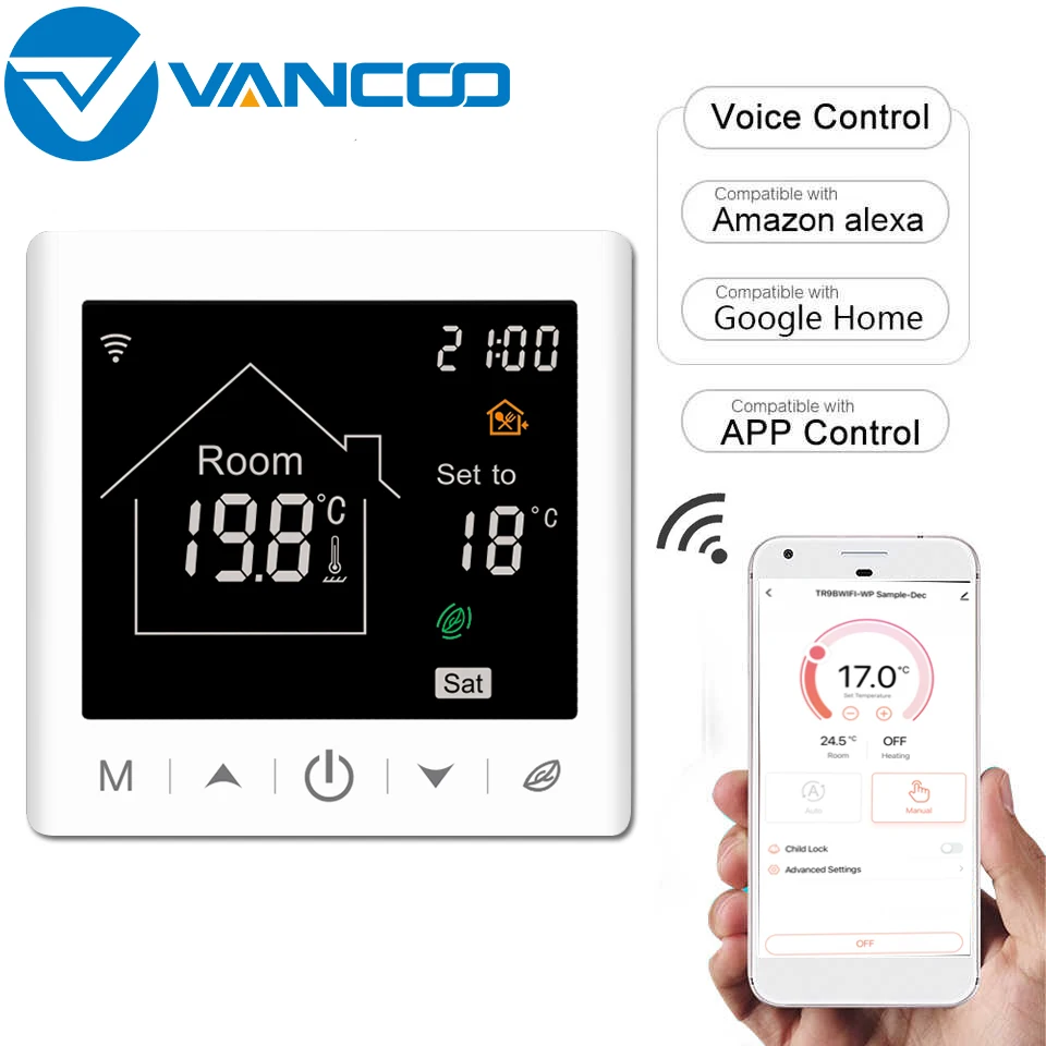 "Умный дом" Tuya Wi-Fi терморегулятор 220V нагрева воды Thermoregulat Температура контроллер работать с 220V цифровой термостат
"Умный дом" Tuya Wi-Fi терморегулятор 220V нагрева воды Thermoregulat Температура контроллер работать с 220V цифровой термостат