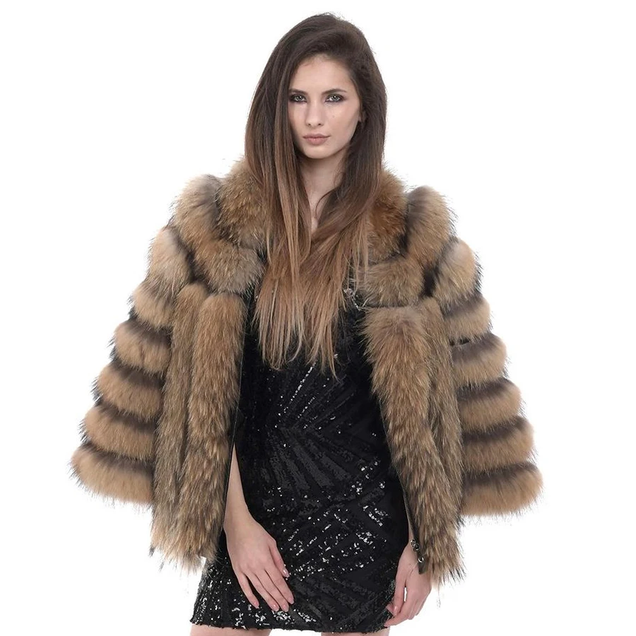 Winter Fur Coat Jacket Women 2021 New Warm Fashion Real Raccoon Fur Jacket Plus Size Overcoat Customized High Quality
Winter Fur Coat Jacket Women 2021 New Warm Fashion Real Raccoon Fur Jacket Plus Size Overcoat Customized High Quality