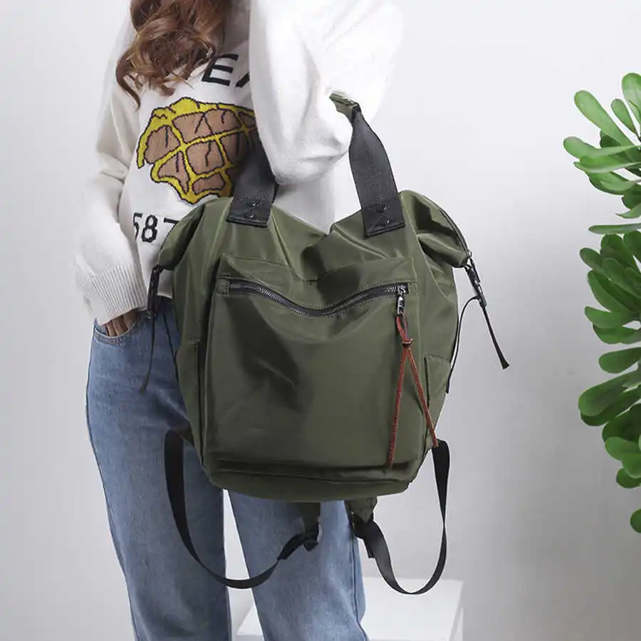 Fashion Nylon Waterproof Backpack Women Large Schoolbags Color Travel Backpack Teen Girls Bookbags
Fashion Nylon Waterproof Backpack Women Large Schoolbags Color Travel Backpack Teen Girls Bookbags