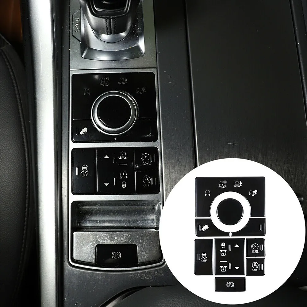 9 шт., наклейки на кнопки Центрального управления автомобиля Land Rover Range Rover Sport 2018-2020
9 шт., наклейки на кнопки Центрального управления автомобиля Land Rover Range Rover Sport 2018-2020