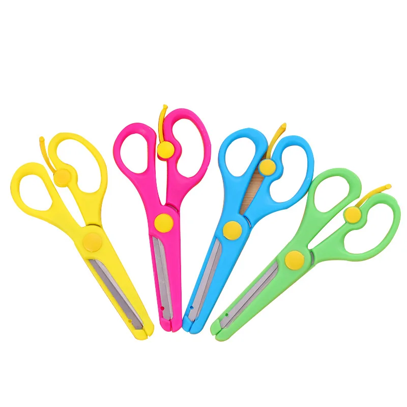 2PCS Children Paper Scissors Cutting Stationery Supplies Safety Sleeve Stainless Steel Scissors Safe Student Spring Scissor
2PCS Children Paper Scissors Cutting Stationery Supplies Safety Sleeve Stainless Steel Scissors Safe Student Spring Scissor