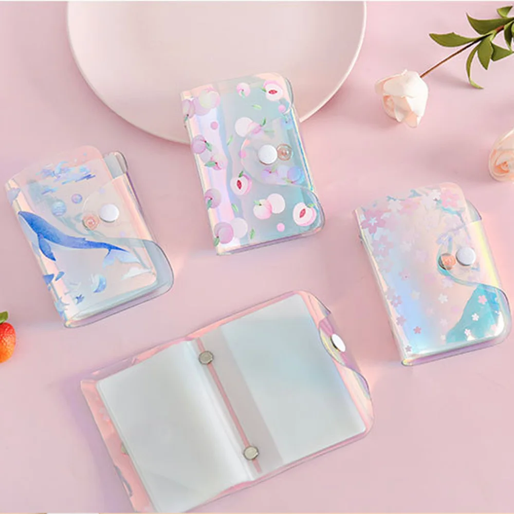 2021 New Fashion Pvc Transparent Card Case Cute Laser Card Pack Sakura Strawberry Pattern Id Card Holder Waterproof Coin Purse
2021 New Fashion Pvc Transparent Card Case Cute Laser Card Pack Sakura Strawberry Pattern Id Card Holder Waterproof Coin Purse