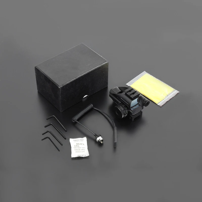 HD103B Tactical Reflex Red/Green Laser Holographic Projected Red Dot Sight Scope Airgun Sight Hunting 11/20mm Rail Mount
HD103B Tactical Reflex Red/Green Laser Holographic Projected Red Dot Sight Scope Airgun Sight Hunting 11/20mm Rail Mount